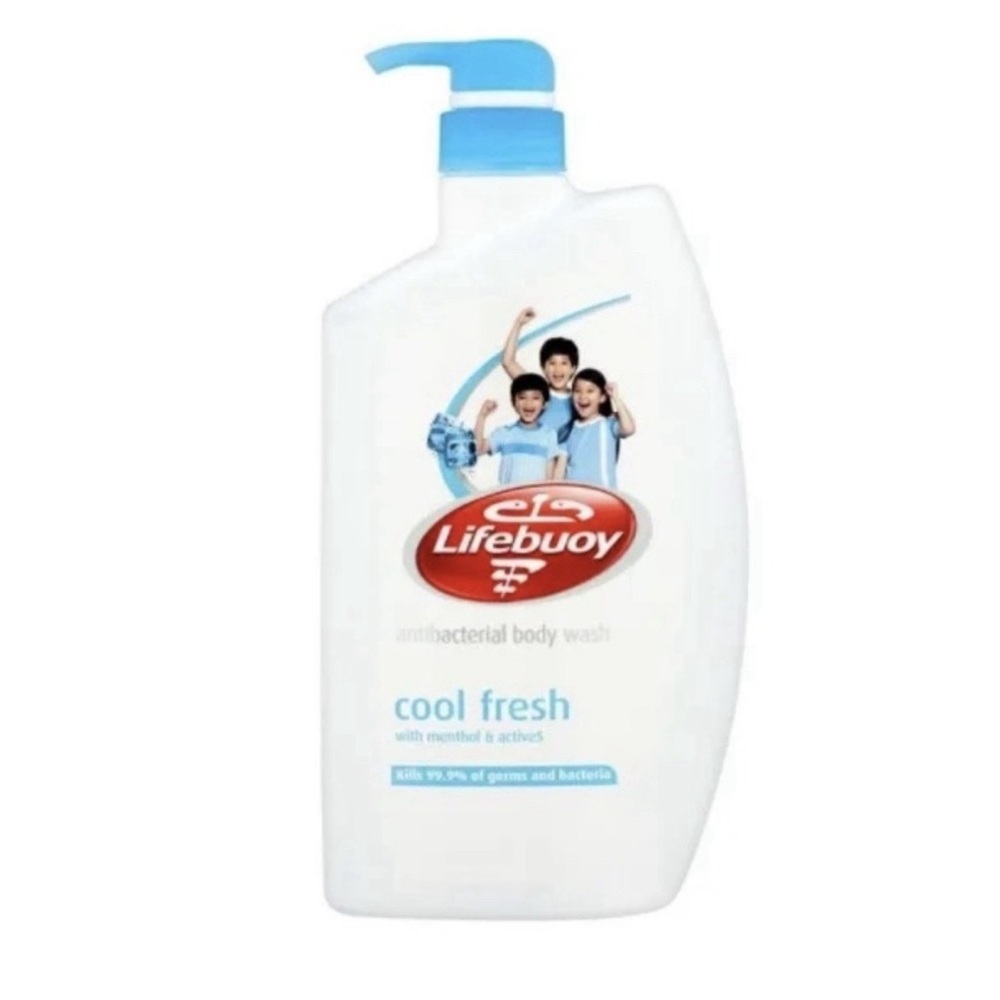 Lifebuoy Antibacterial Body Wash for Men and Women and Kids 16.9 Ounce 2 pack